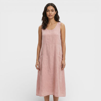 Vestido Mujer Ligero Tejido Suave Ajuste Cómodo