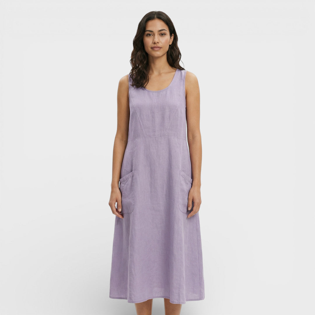 Vestido Mujer Ligero Tejido Suave Ajuste Cómodo
