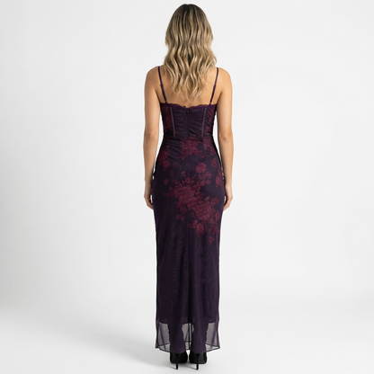 Vestido Largo Mujer Ajustado Elegante