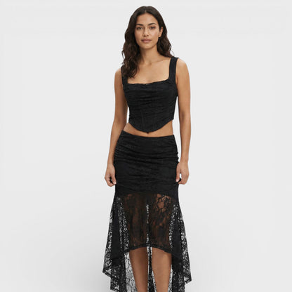 Conjunto Mujer y Falda Ajuste Elegante