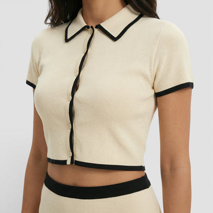 Conjunto Mujer Dos Piezas Algodón Estampado Animal