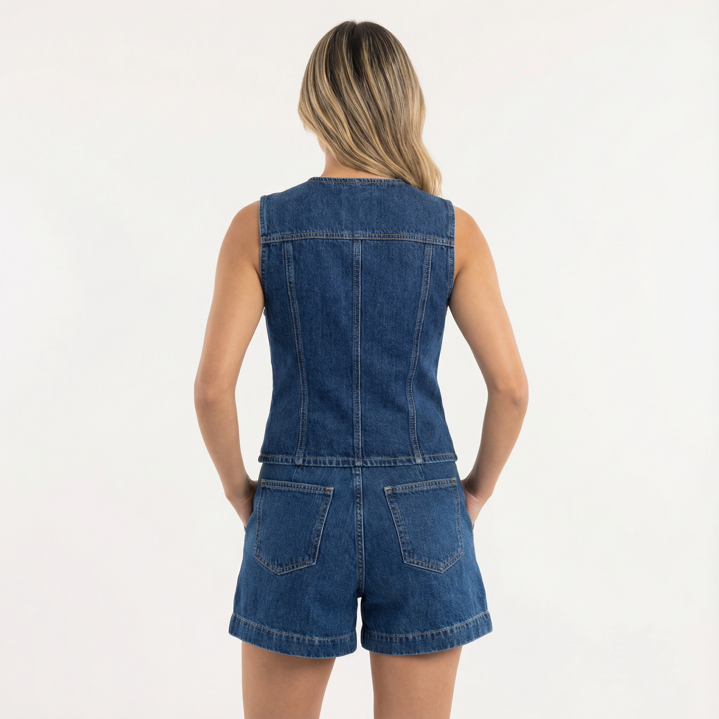 Conjunto Mujer de Denim Ajuste Confortable