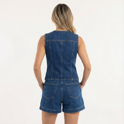 Conjunto Mujer de Denim Ajuste Confortable