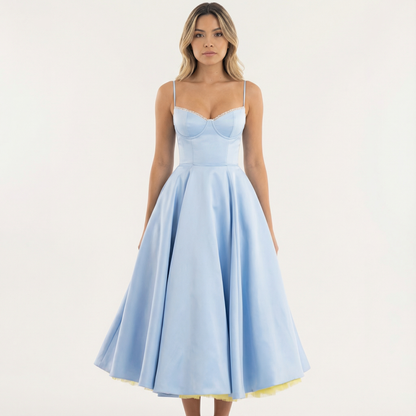 Vestido Mujer Corte Entallado Tela Suave - Mavetta