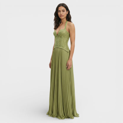 Vestido Largo Halter Corsé - Mavetta