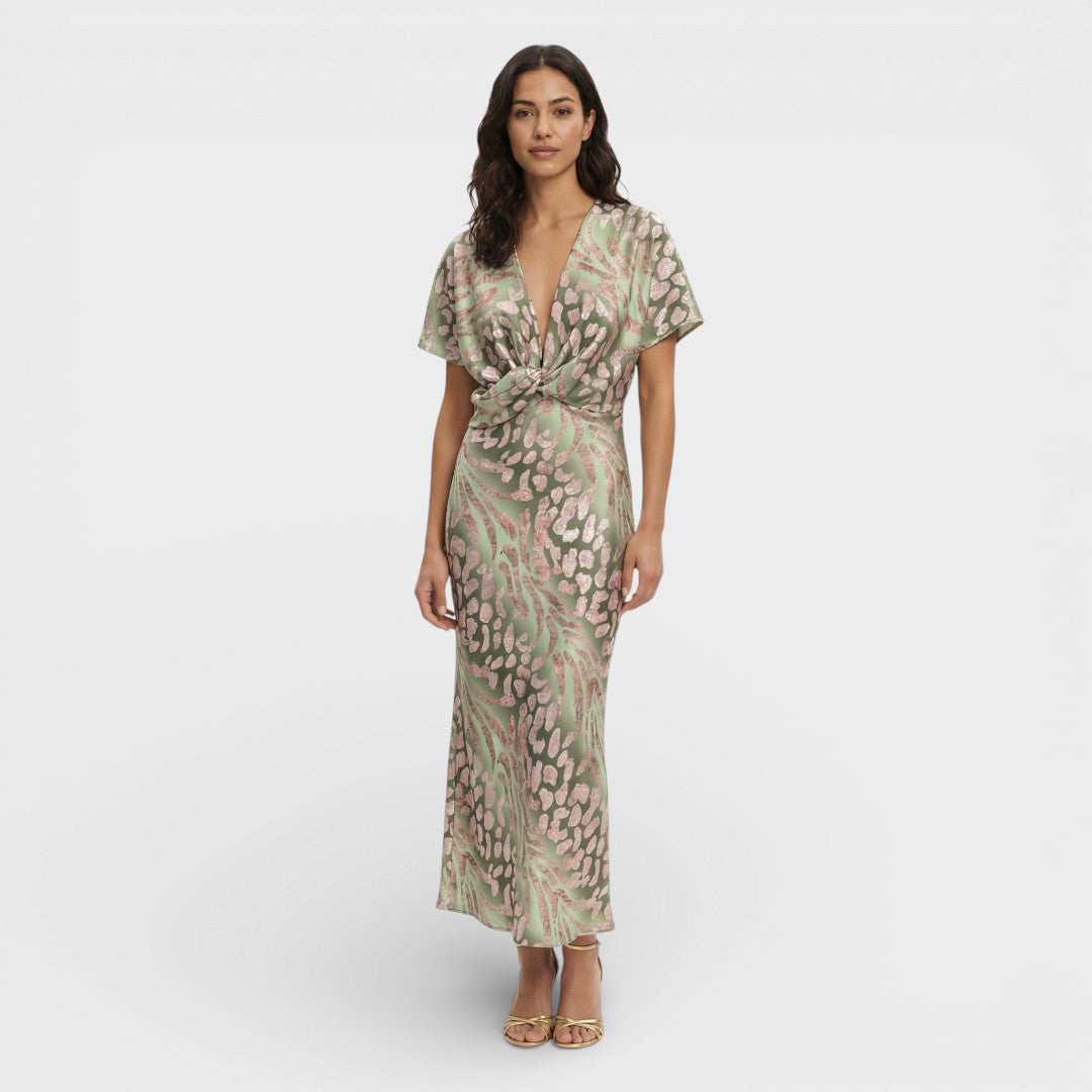 Vestido Largo Mujer Escote en Pico - Mavetta