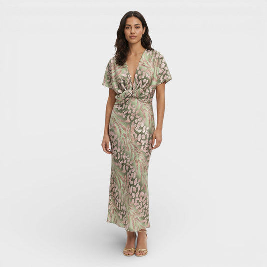 Vestido Largo Mujer Escote en Pico - Mavetta