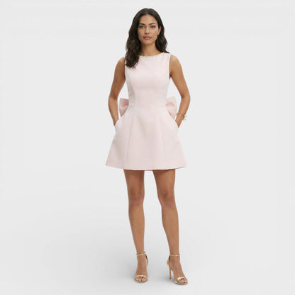 Vestido Mini Mujer Lazo Espalda Ajustado - Mavetta