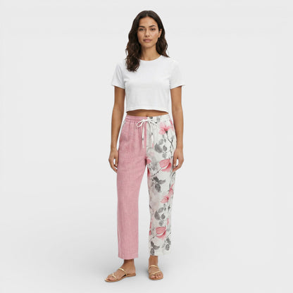 Pantalones Tobilleros Mujer Estampados Ajuste Slim