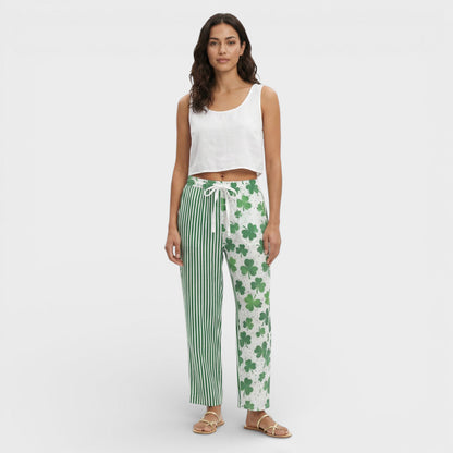Pantalones Tobilleros Mujer Estampados Ajuste Slim
