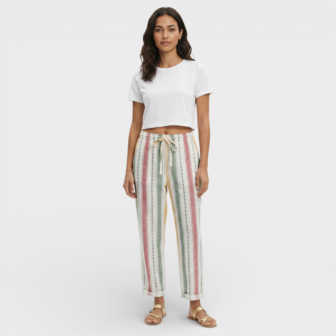 Pantalones Tobilleros Mujer Estampados Ajuste Slim