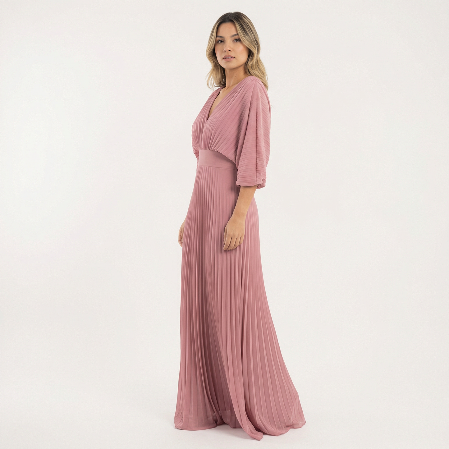 Vestido Largo Mujer Fluido Suelto