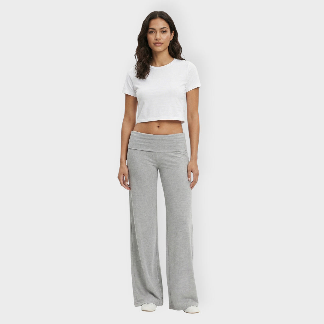 Pantalones Mujer Corte Flare Cintura Baja - Mavetta