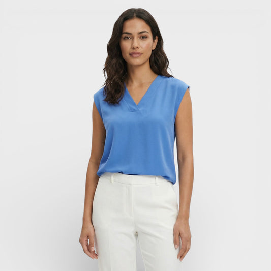 Camiseta Mujer Escote en V Ajuste Slim - Mavetta
