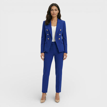 Conjunto Sastre Mujer Doble Botonadura Ajustado