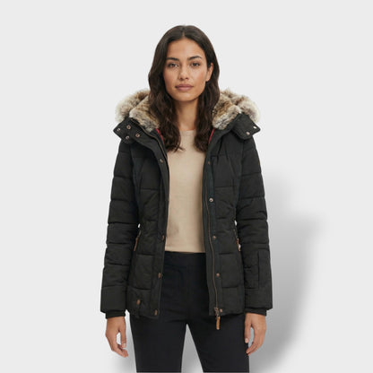Chaqueta Teddy Mujer Con Capucha Cremallera - Mavetta
