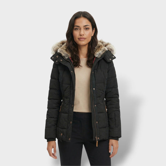 Chaqueta Teddy Mujer Con Capucha Cremallera - Mavetta