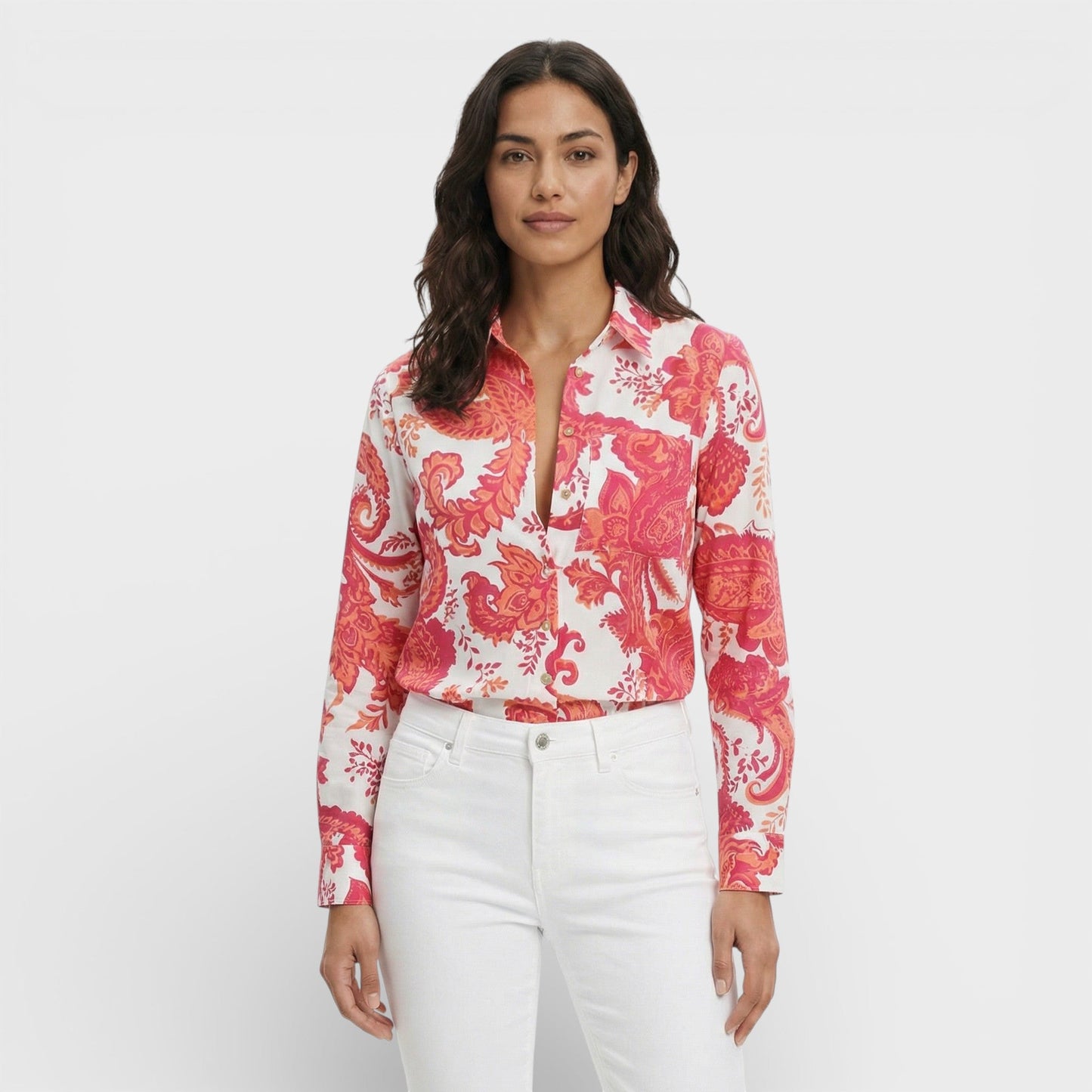 Blusa Mujer Clásica Cuello Clásico