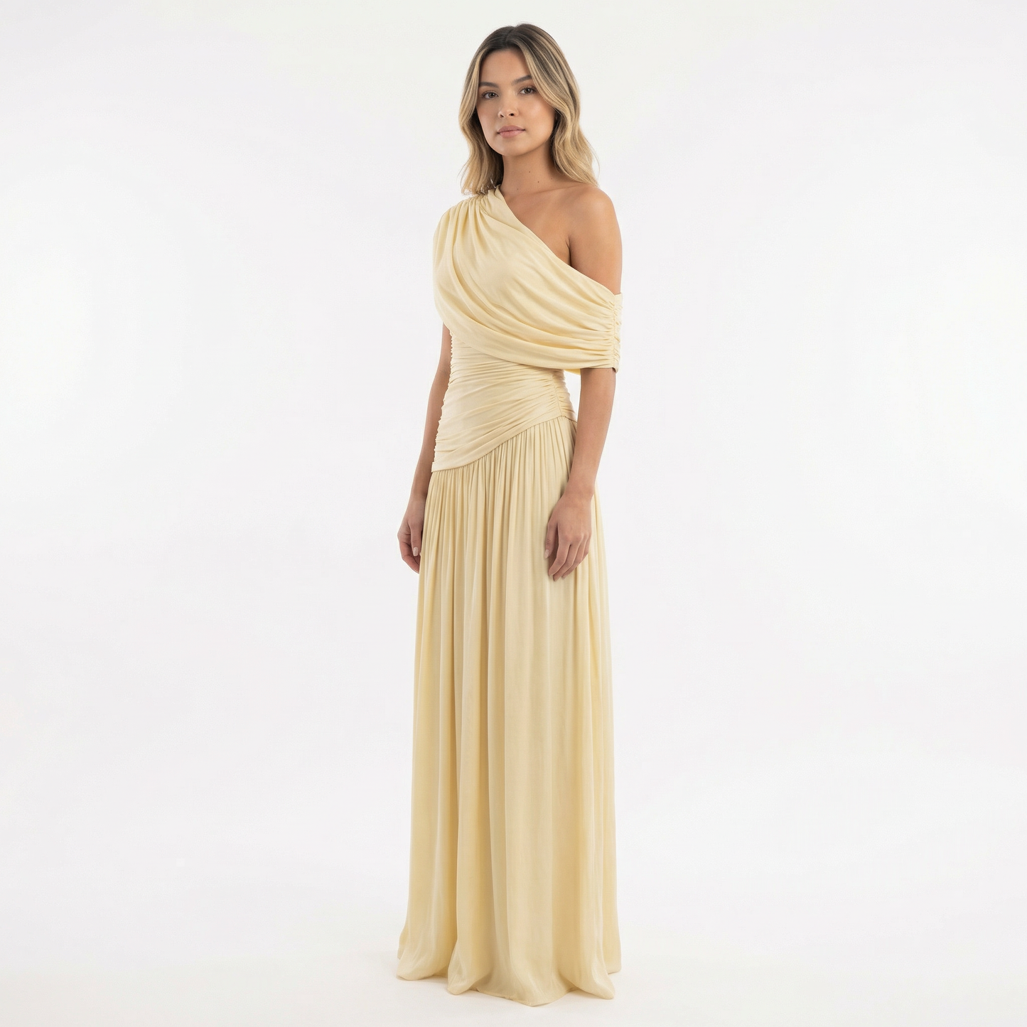 Vestido Fiesta Mujer Asimétrico Largo