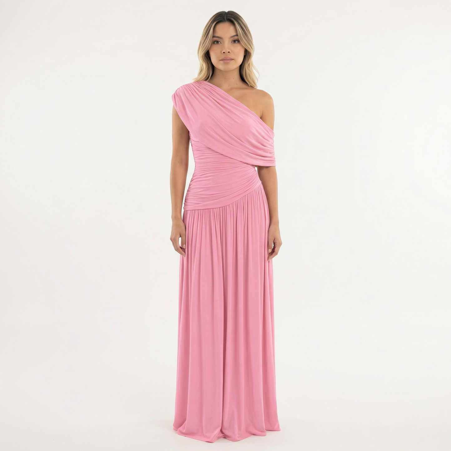 Vestido Fiesta Mujer Asimétrico Largo