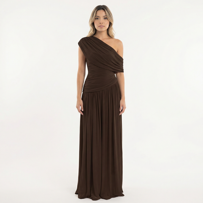 Vestido Fiesta Mujer Asimétrico Largo