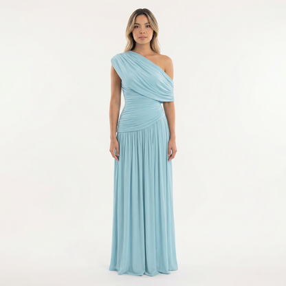 Vestido Fiesta Mujer Asimétrico Largo