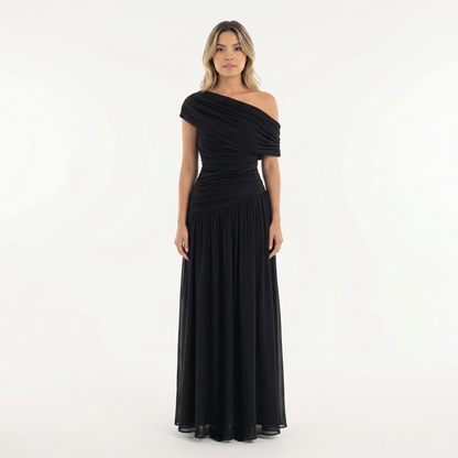 Vestido Fiesta Mujer Asimétrico Largo