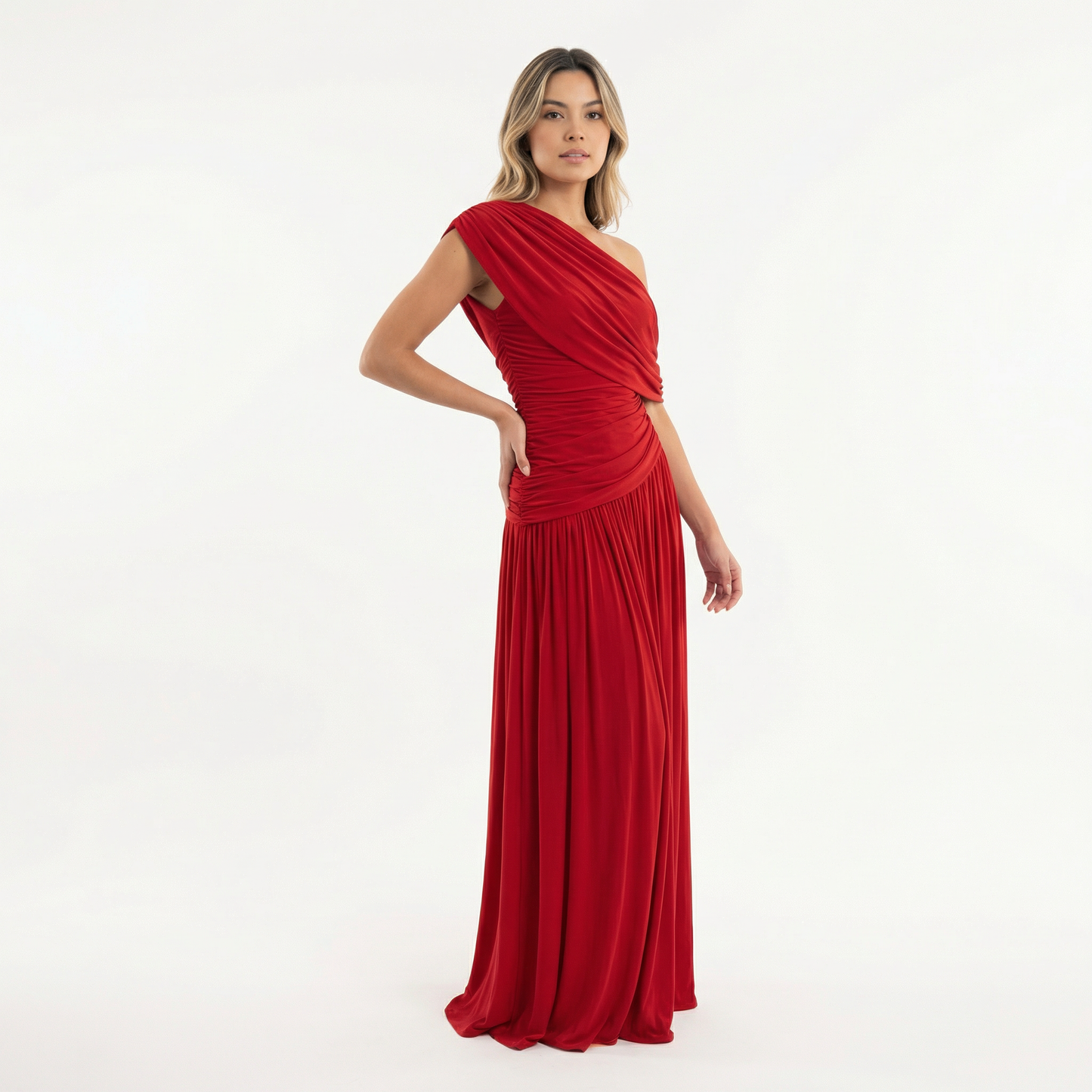 Vestido Fiesta Mujer Asimétrico Largo