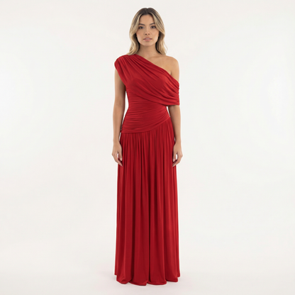 Vestido Fiesta Mujer Asimétrico Largo