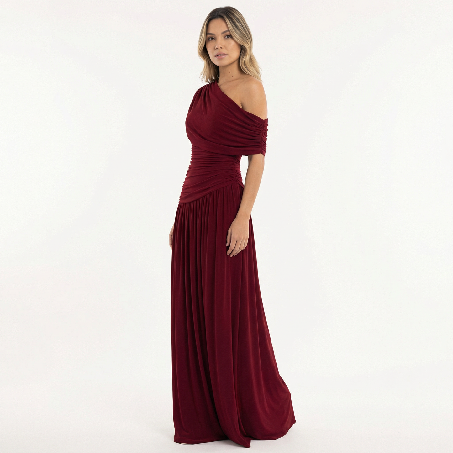 Vestido Fiesta Mujer Asimétrico Largo