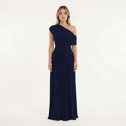 Vestido Fiesta Mujer Asimétrico Largo