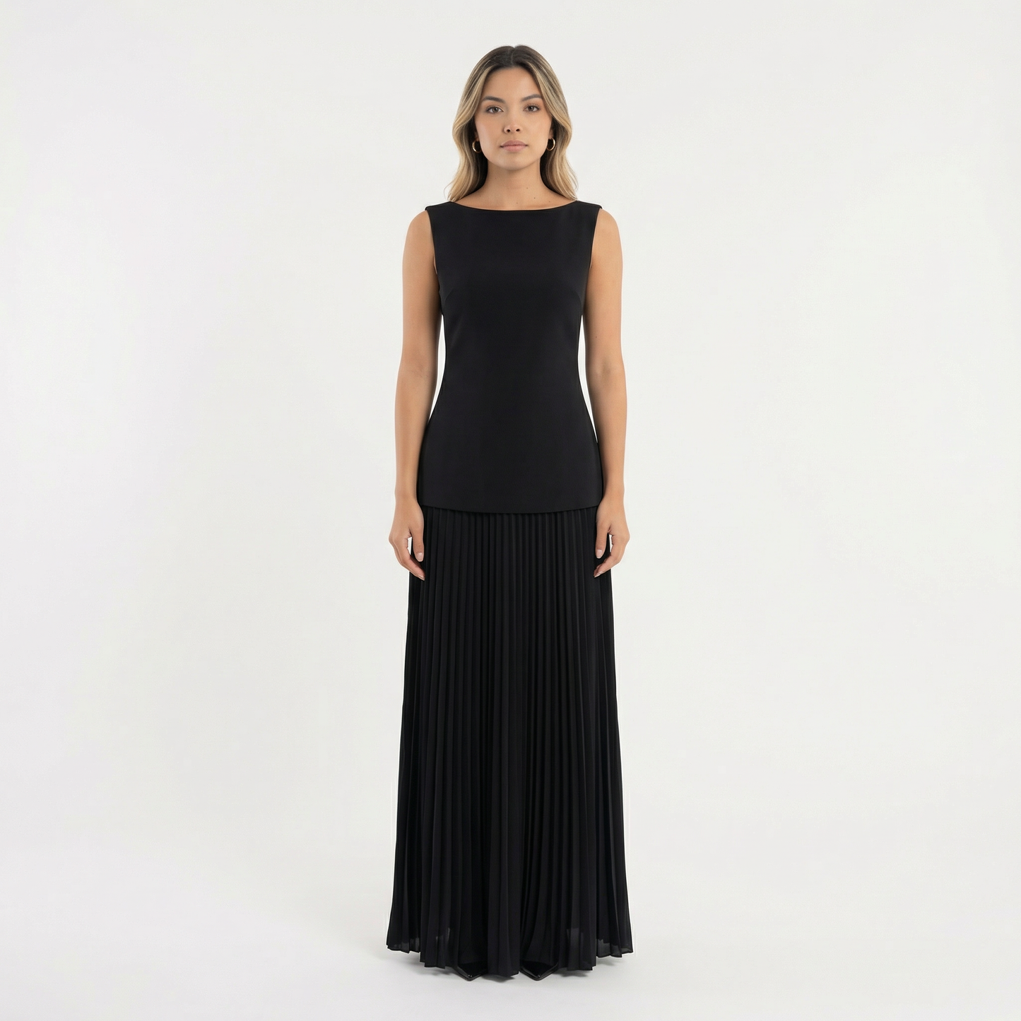 Conjunto Mujer de Fiesta con Chaleco Elegante