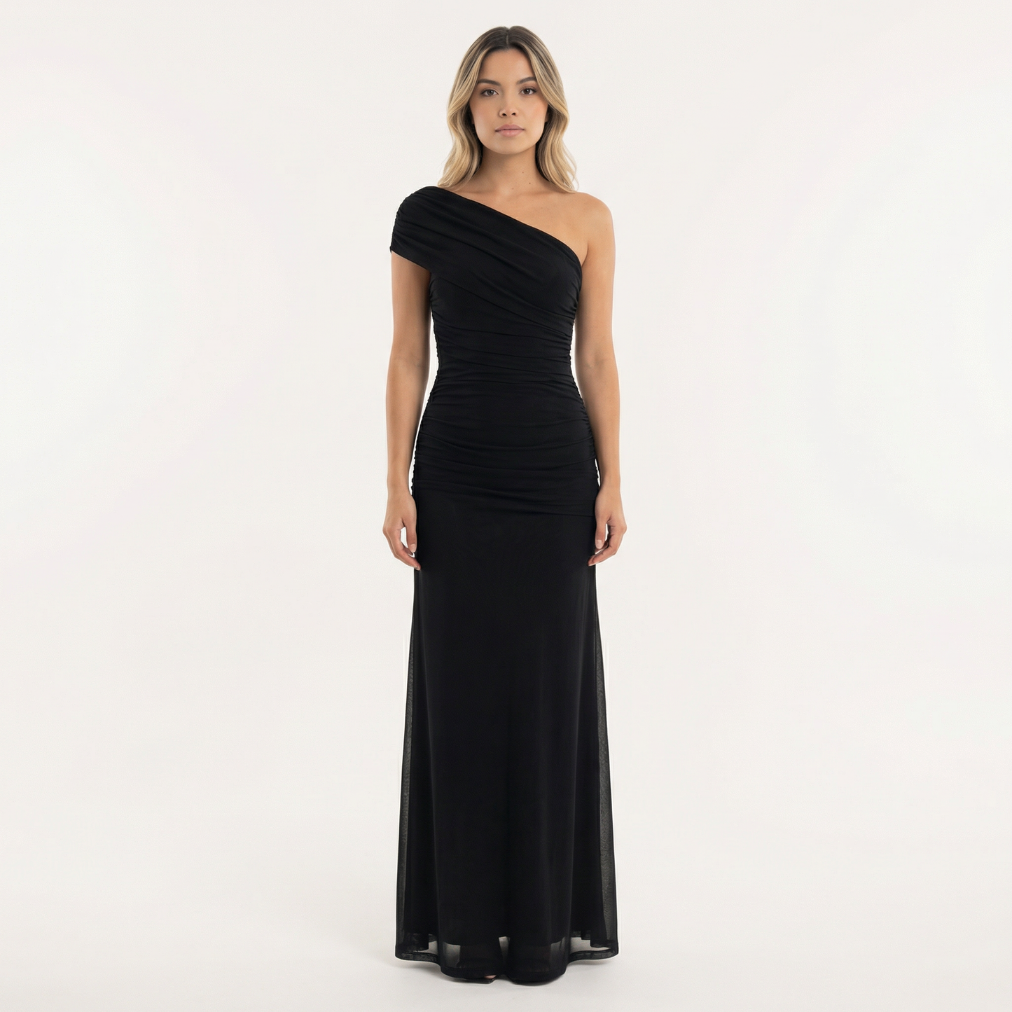 Vestido Midi Mujer Fiesta Asimétrico - Mavetta