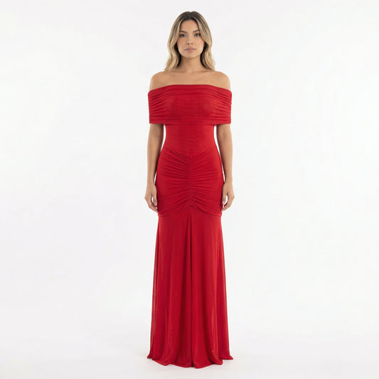 Vestido Largo Mujer Fiesta Corte Elegante - Mavetta