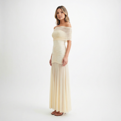 Vestido Largo Mujer Fiesta Corte Elegante