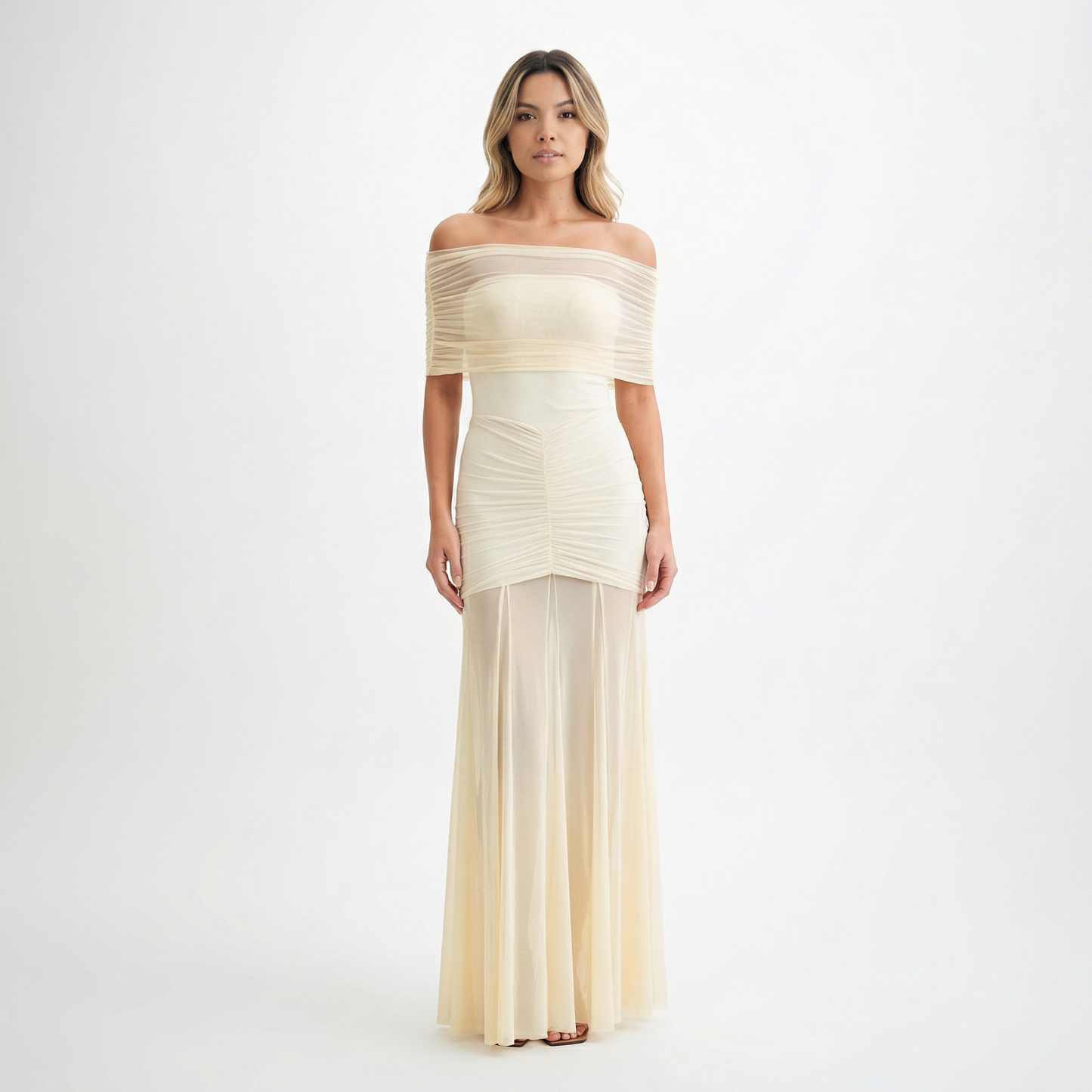 Vestido Largo Mujer Fiesta Corte Elegante
