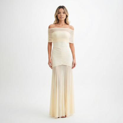 Vestido Largo Mujer Fiesta Corte Elegante