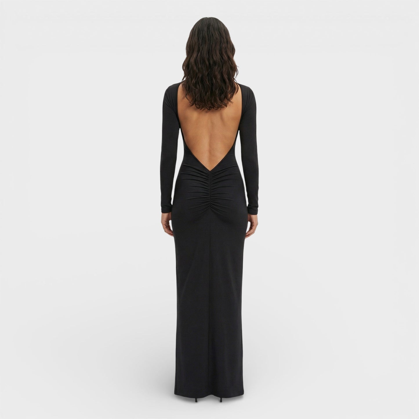 Vestido Maxi Espalda Abierta Elegante - Mavetta