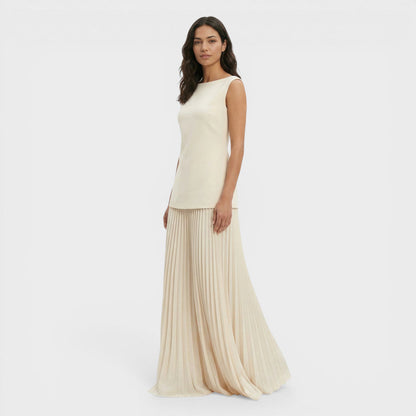 Conjunto Mujer Vestido Plisado Ajuste Comodo - Mavetta