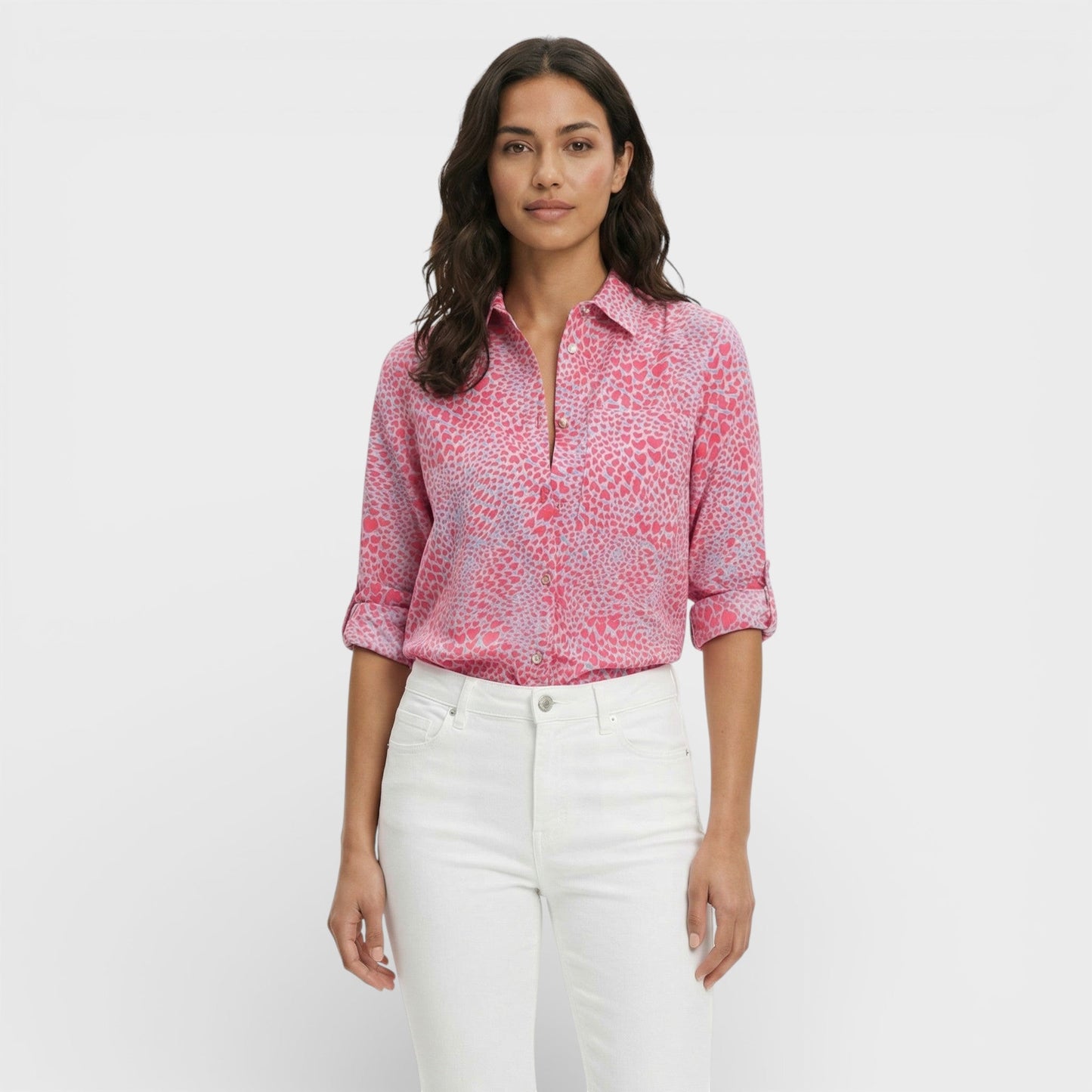 Blusa Mujer Clásica Cuello Clásico