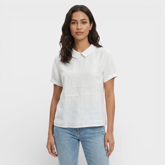 Blusa Mujer Manga Corta Cuello Redondo - Mavetta