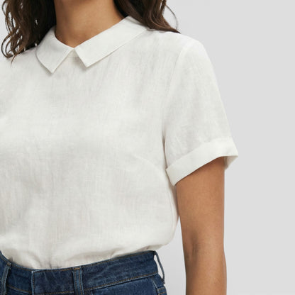Blusa Mujer Manga Corta Cuello Redondo