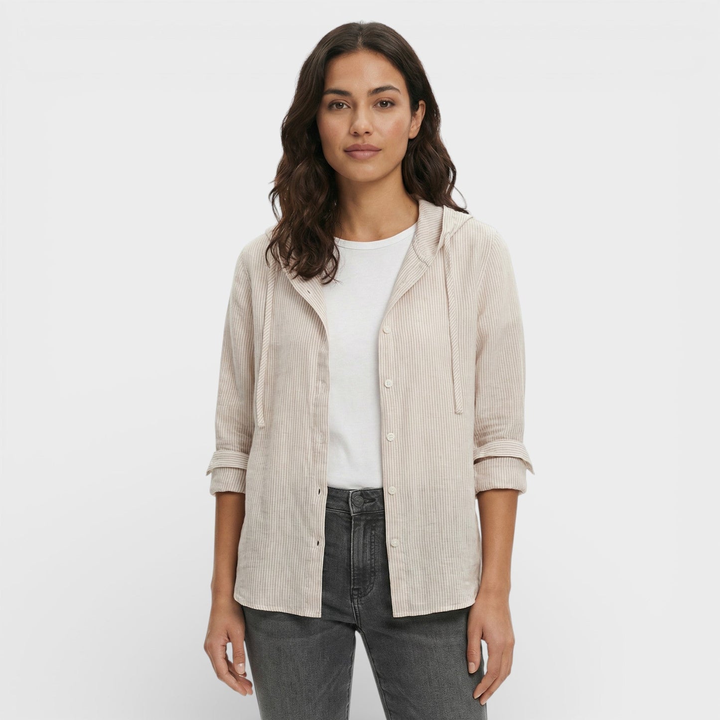 Blusa Mujer Holgada con Capucha Casual