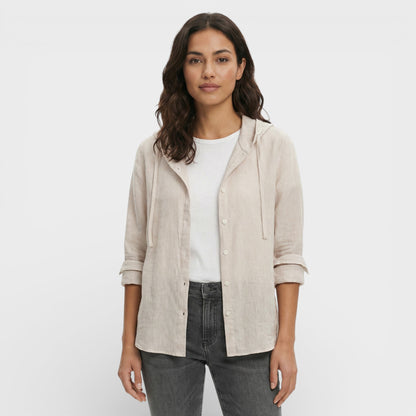 Blusa Mujer Holgada con Capucha Casual