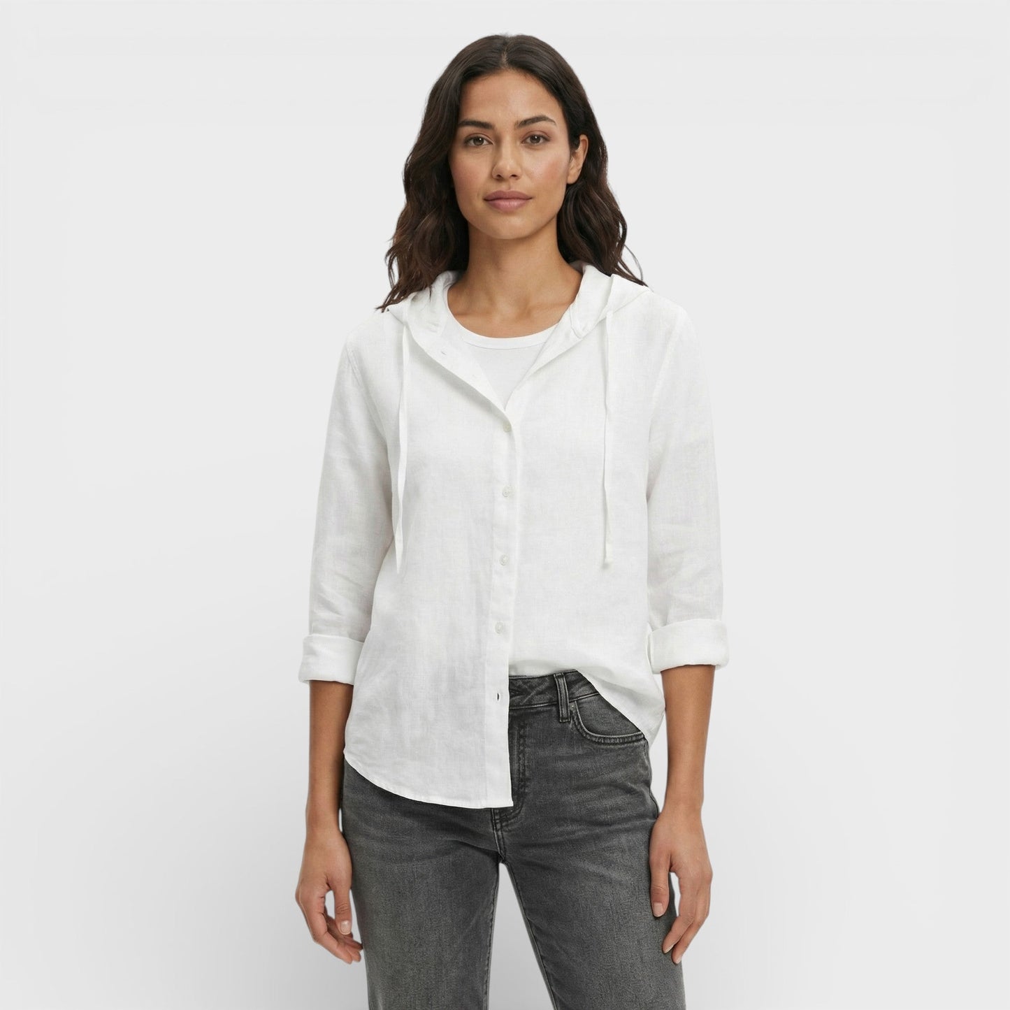 Blusa Mujer Holgada con Capucha Casual