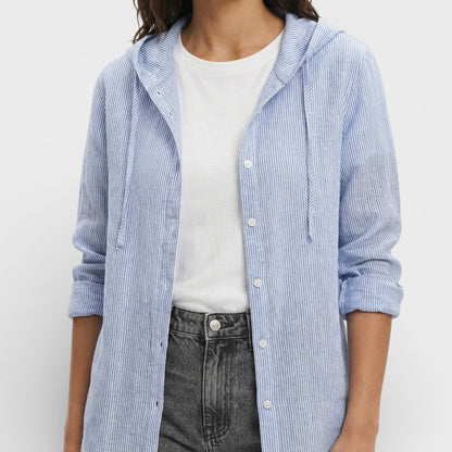 Blusa Mujer Holgada con Capucha Casual
