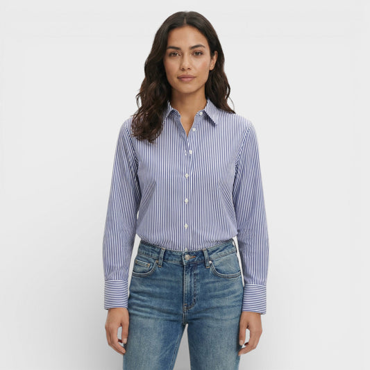 Blusa Mujer de Rayas Manga Acampanada - Mavetta