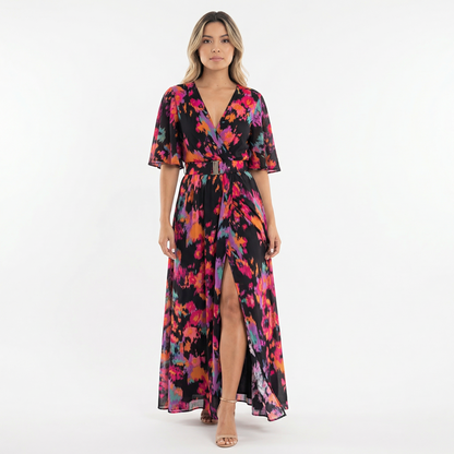 Vestido Largo Mujer Estilo Boho Abertura