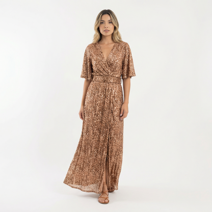 Vestido Largo Mujer Estilo Boho Abertura