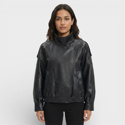 Chaqueta Moto Piel Sintética Mujer - Mavetta
